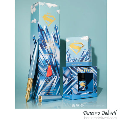 Ferris Wheel Press x Warner Bros Superman "Fortress of Solitude" Fountain Pen Set