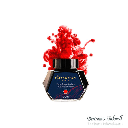 Waterman Audacious Red Fountain Pen Bottled Ink 50ml