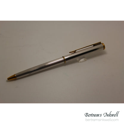 Waterman Executive Silver Fluted Ballpoint Pen