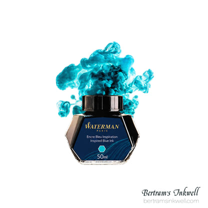 Waterman Inspired Blue Fountain Pen Bottled Ink 50ml