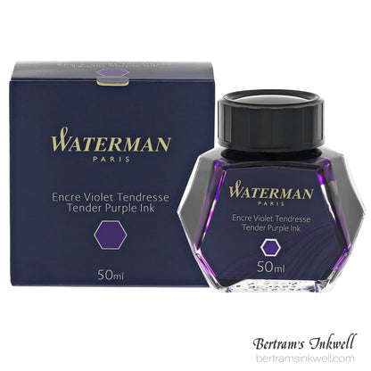 Waterman Tender Purple Fountain Pen Bottled Ink 50ml