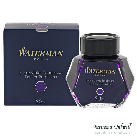 Waterman Tender Purple Fountain Pen Bottled Ink 50ml