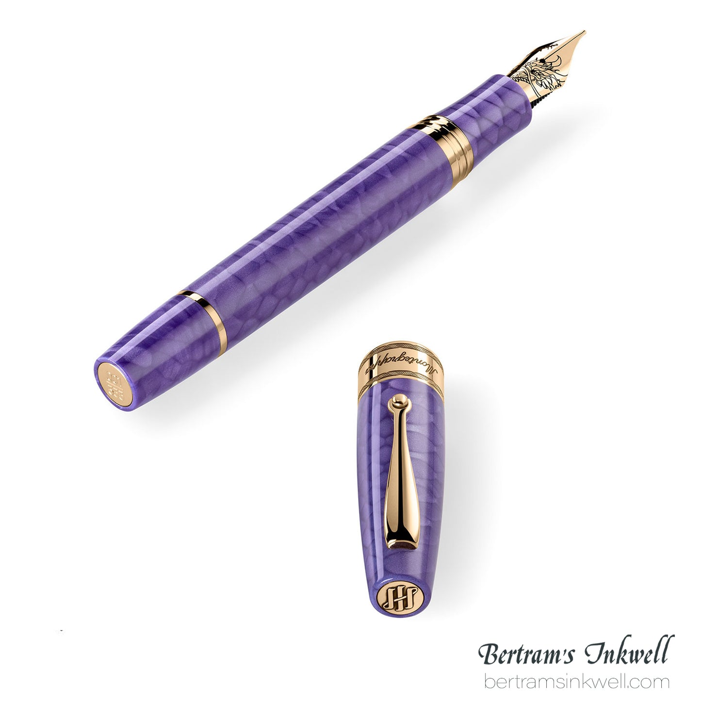 Montegrappa Year Of The Dragon Royal Purple Fountain Pen