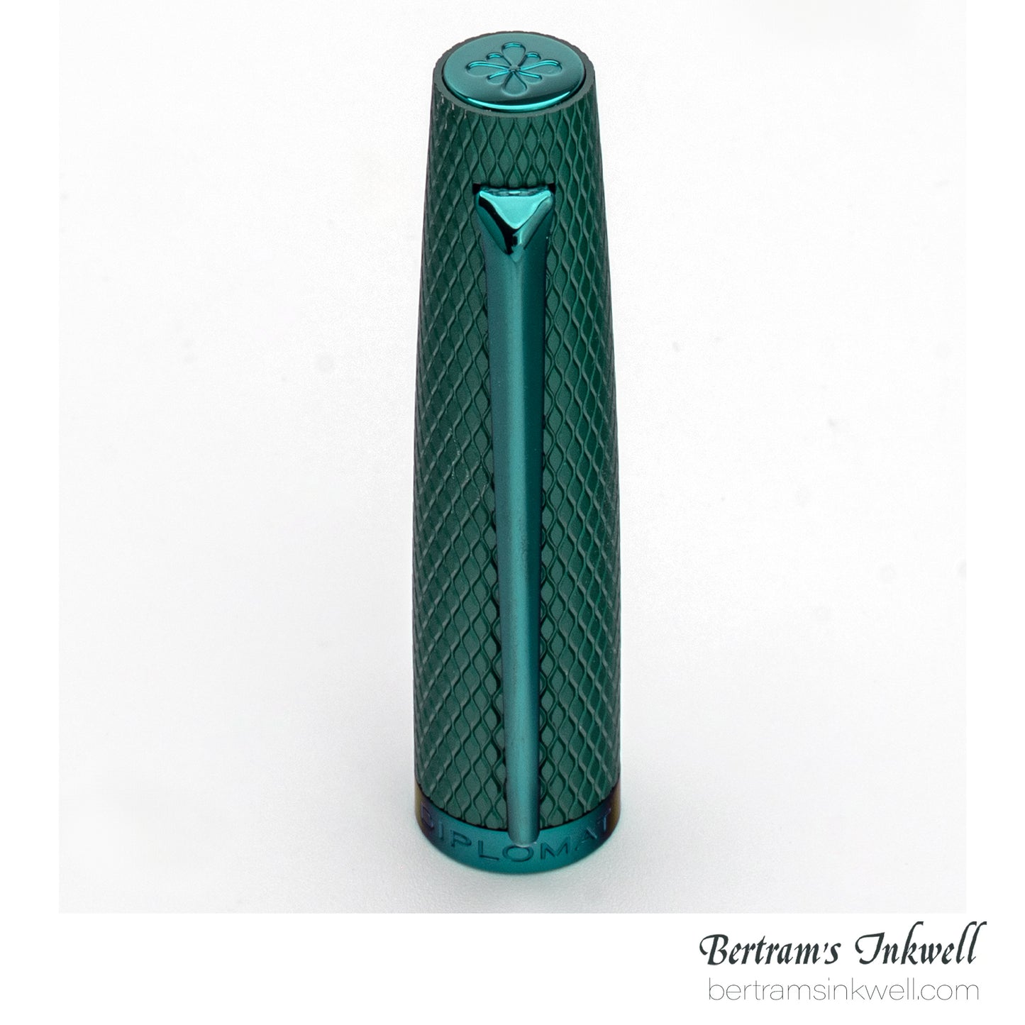 Diplomat Viper Green Guilloche Rollerball