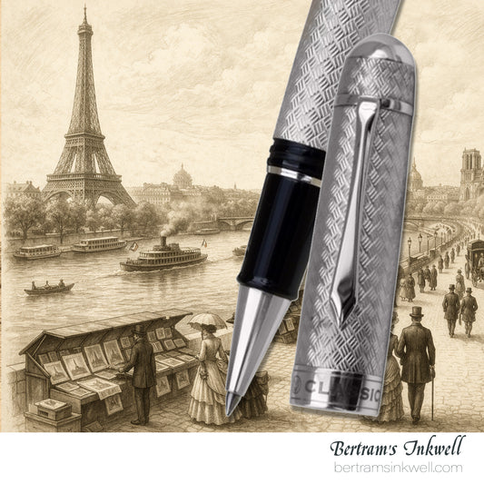 Classic Pens CP8 Murelli Pen Vannerie Sterling Silver LE Rollerball, 2008