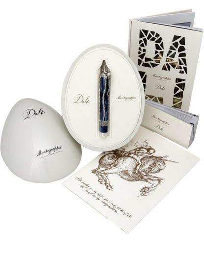 Montegrappa Salvador Dali Sterling Silver Limited Edition Fountain Pen, 2013