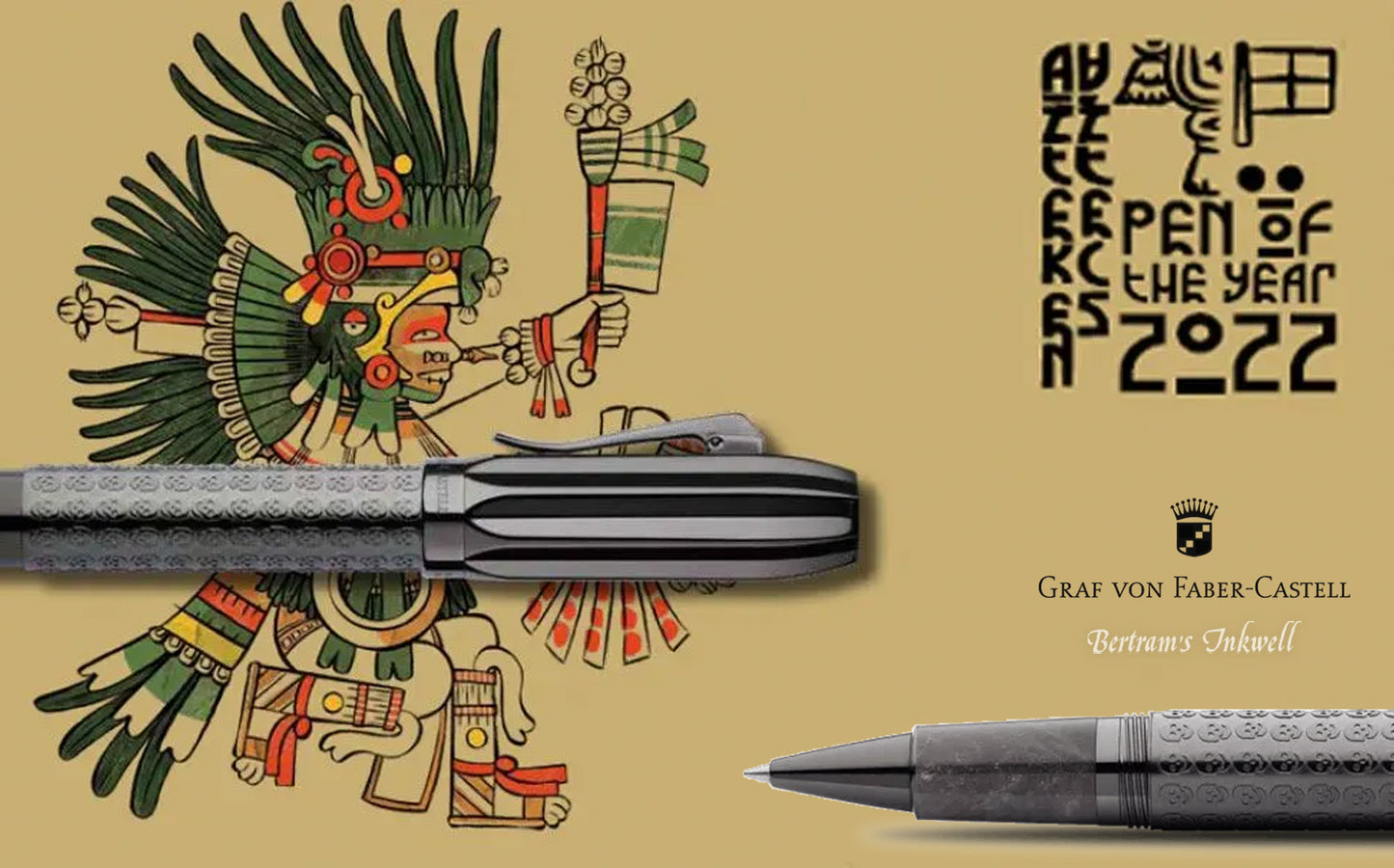 Graf von Faber-Castell Pen Of The Year 2022 The Aztecs Rollerball