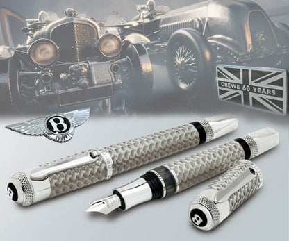 Tibaldi by Montegrappa Bentley Crewe Sterling Silver Limited Edition Fountain Pen, 2006