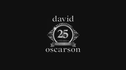David Oscarson 25th Silver Anniversary Art Nouveau Eucalyptus Fountain Pen