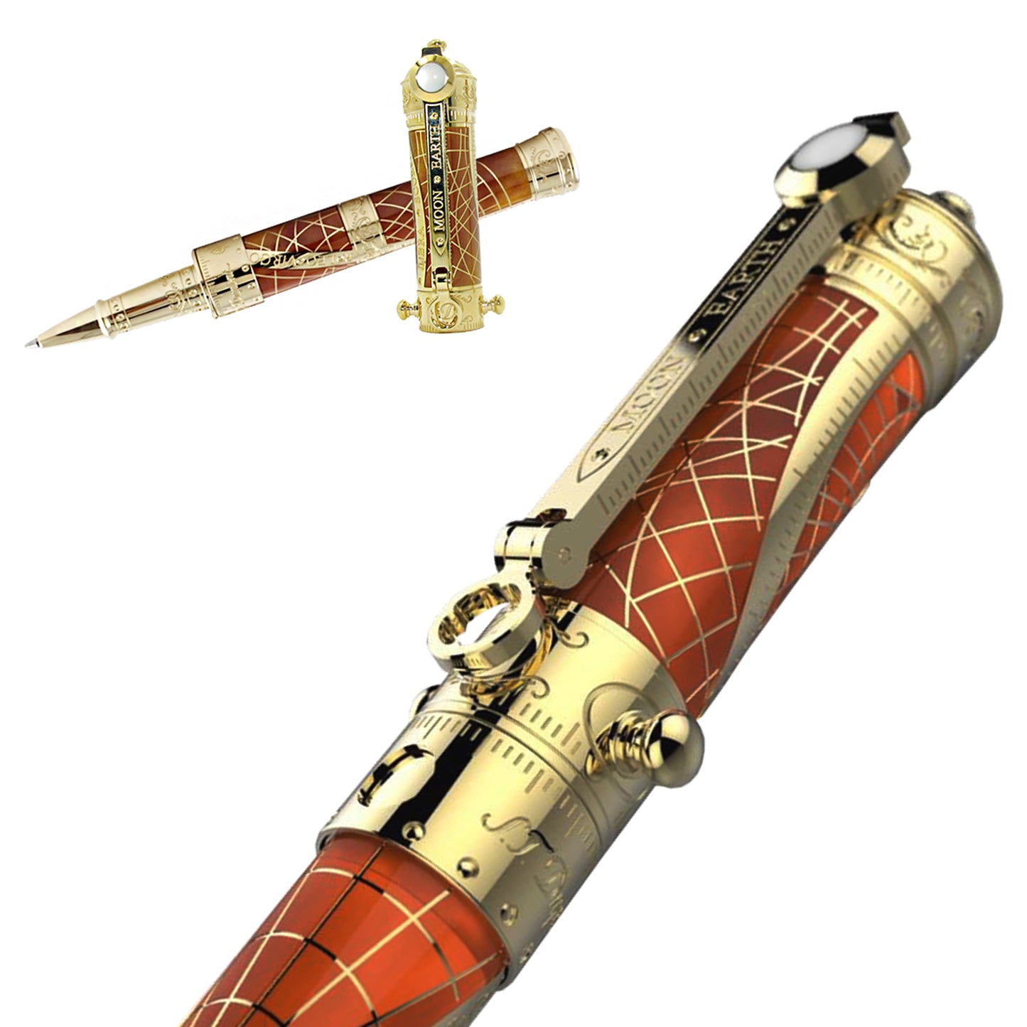 S.T. Dupont Neo Classique Large Shoot the Moon Rollerball 141031, 2015