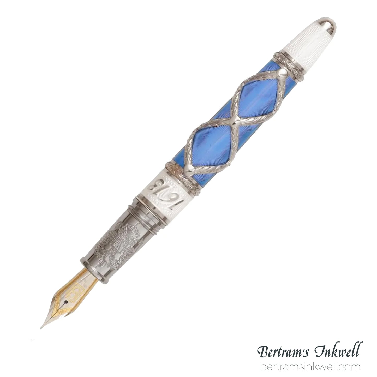 David Oscarson Russian Imperial Sky Blue Fountain Pen