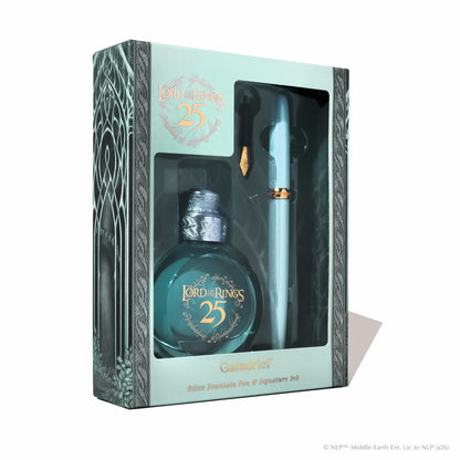 Lord of the Rings 25th Anniversary Galadriel Bijou Fountain Pen and Ink set