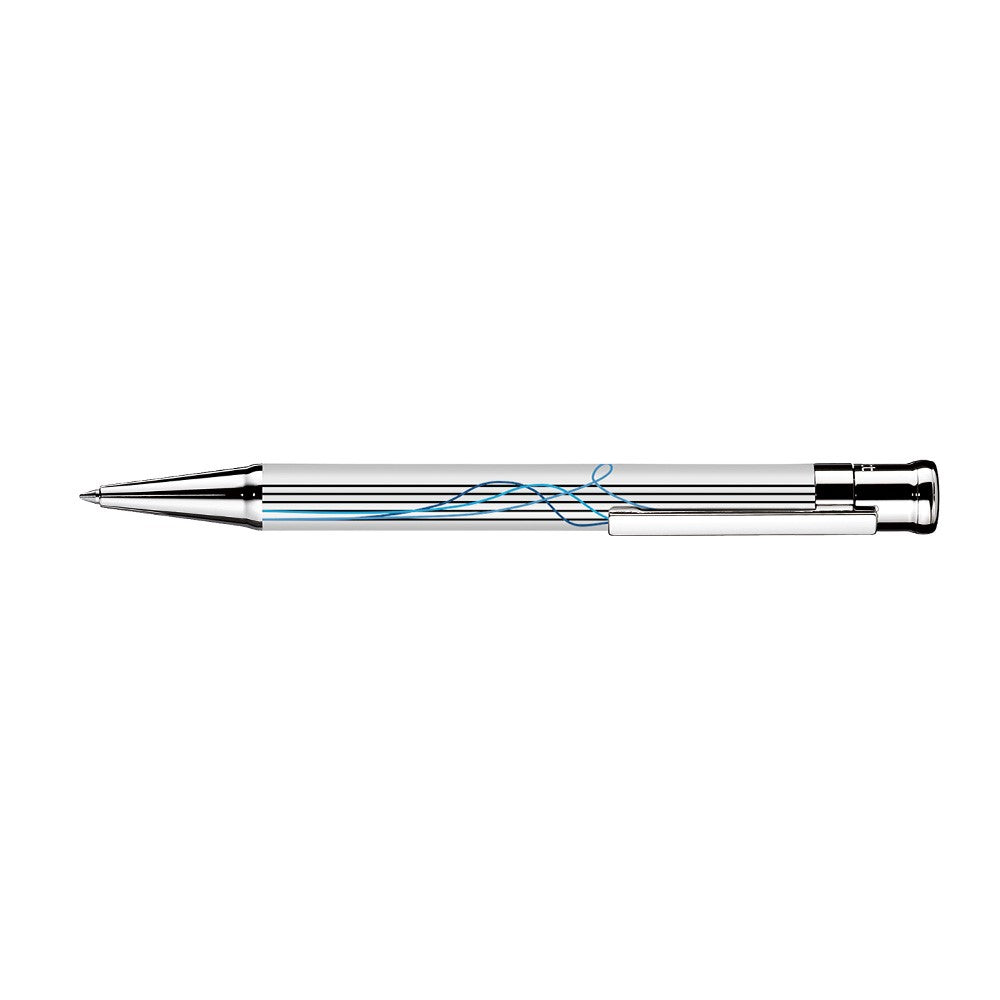 Otto Hutt Design 04 Scribble Platinum Plated Ballpoint