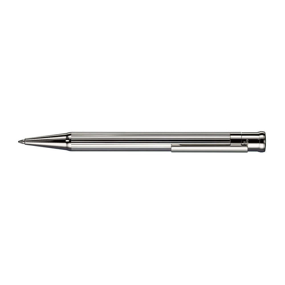 Otto Hutt Design 04 Sterling Silver Pinstripe Guilloche Ballpoint