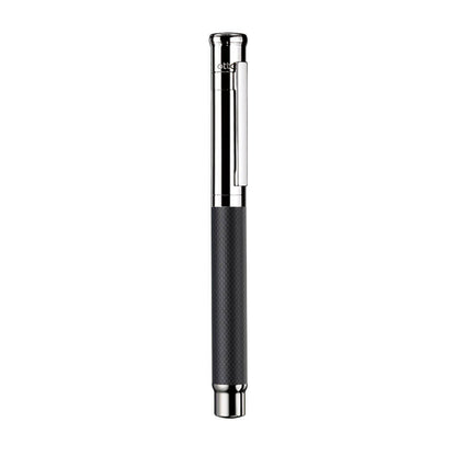 Otto Hutt Design 04 Black Checkered Platinum Plated Rollerball