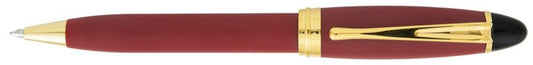 Aurora Ipsilon Satin Burgundy With Rose Gold Ballpoint