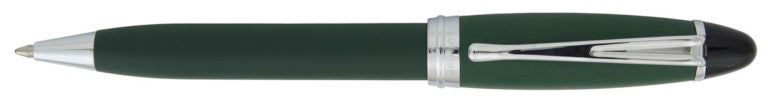 Aurora Ipsilon Satin Green With Chrome Ballpoint