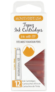 Monteverde Ink Cartridges Topaz