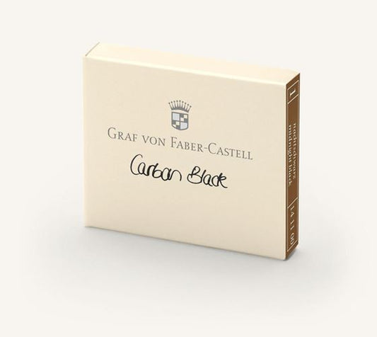 Graf von Faber-Castell Fountain Pen Ink Cartridges Carbon Black