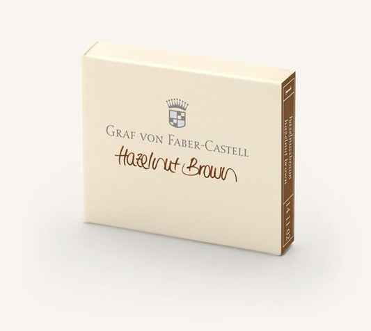 Graf von Faber-Castell Fountain Pen Ink Cartridges Hazelnut Brown