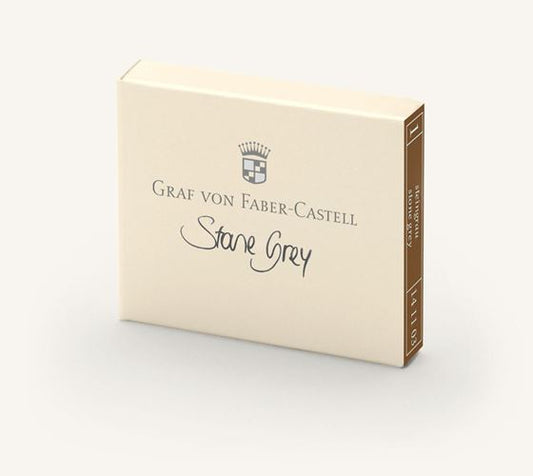 Graf von Faber-Castell Fountain Pen Ink Cartridges Stone Grey