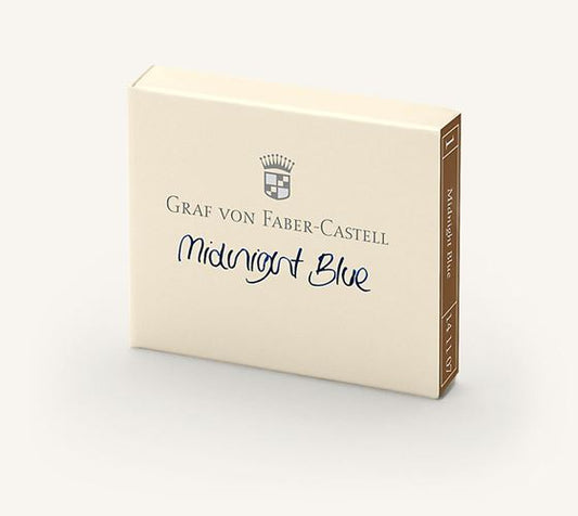 Graf von Faber-Castell Fountain Pen Ink Cartridges Midnight Blue