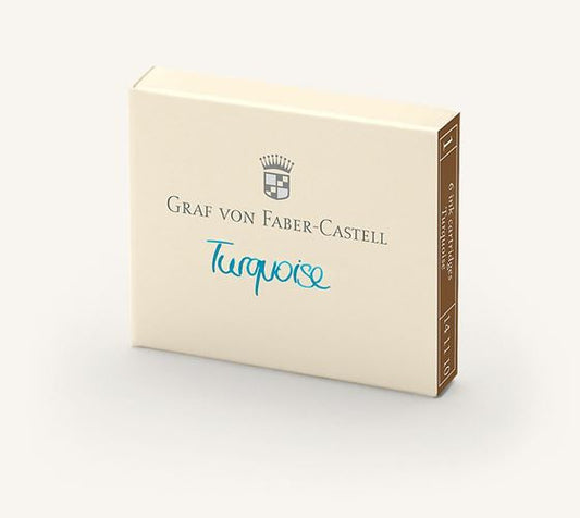 Graf von Faber-Castell Fountain Pen Ink Cartridges Turquoise