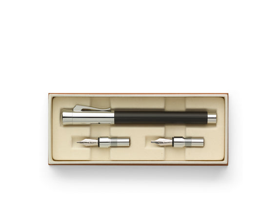Graf Von Faber-Castell Tamitio Black Fountain Pen Calligraphy Set