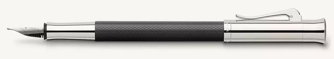 Graf von Faber-Castell Guilloche Black Fountain Pen