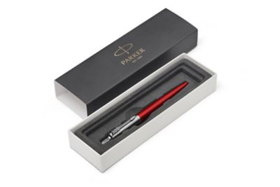 Parker Jotter Stainless Steel Kensington Red Ballpoint Pen