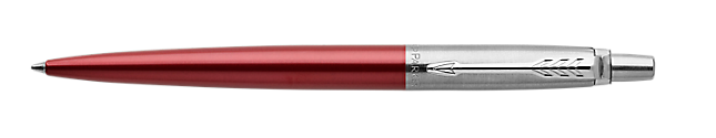 Parker Jotter Stainless Steel Kensington Red Ballpoint Pen