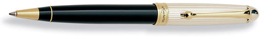 Aurora 88 Sterling Silver Cap with Black Barrel Ballpoint