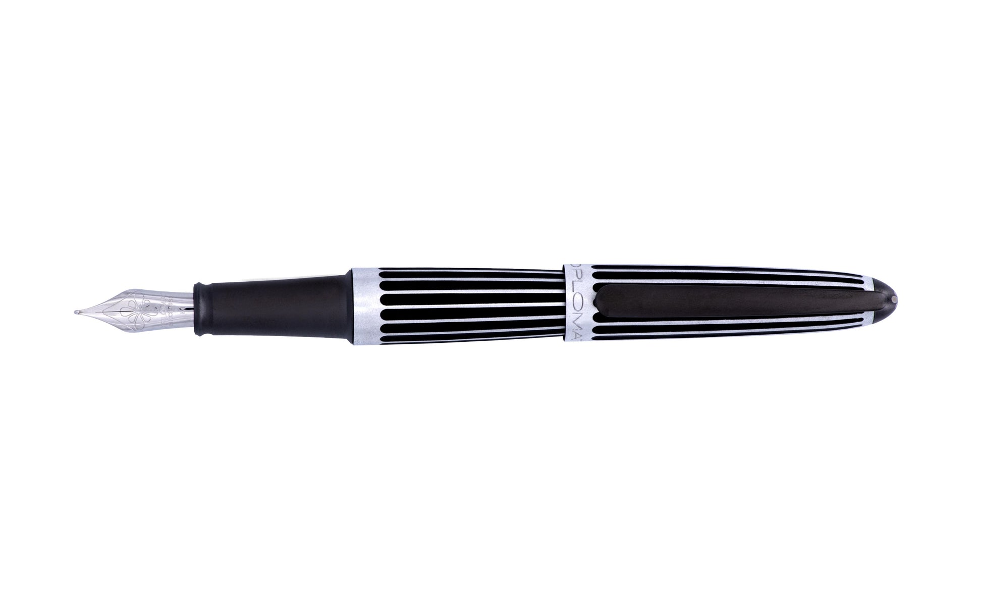 Diplomat Aero Stripes Black Fountain Pen
