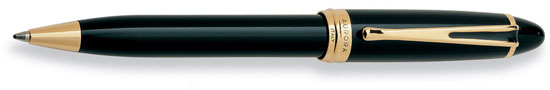 Aurora Ipsilon Deluxe Black With Gold Ballpoint