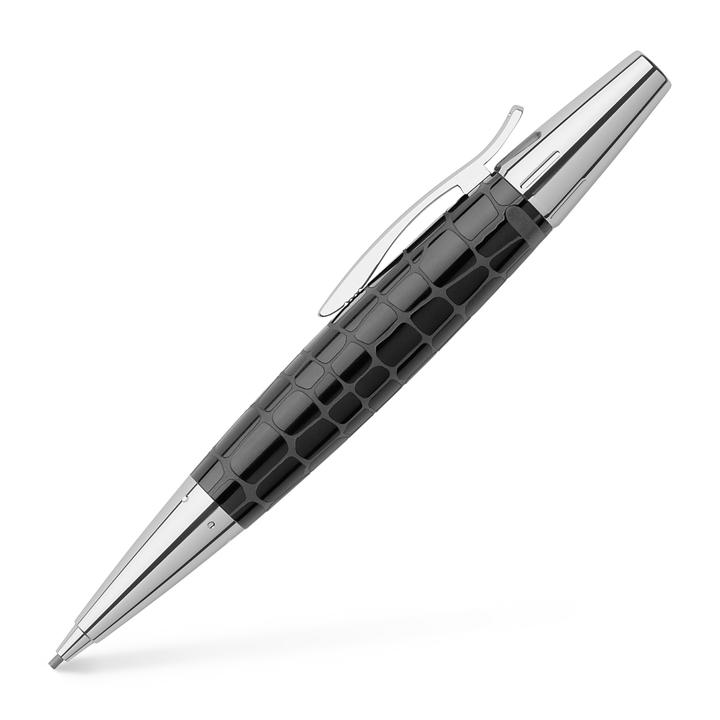 Faber-Castell E-Motion Crocodile Black Resin Mechanical Pencil