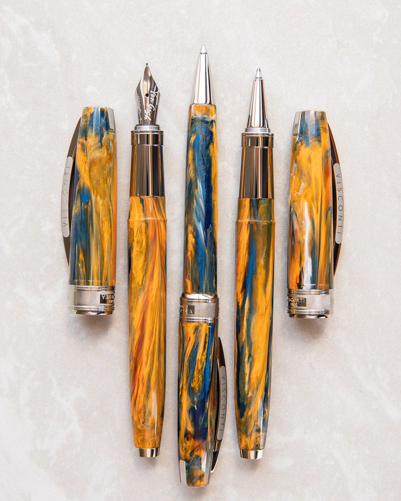 Visconti Van Gogh Cafe Terrace At Night Rollerball