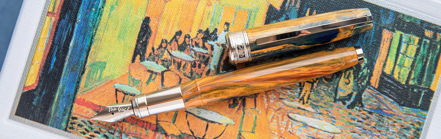 Visconti Van Gogh Cafe Terrace At Night Fountain Pen