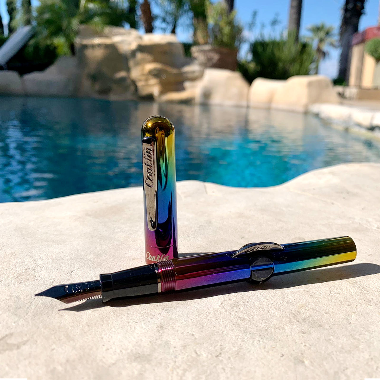 Conklin Crescent Filler Limited Edition Rainbow Fountain Pen