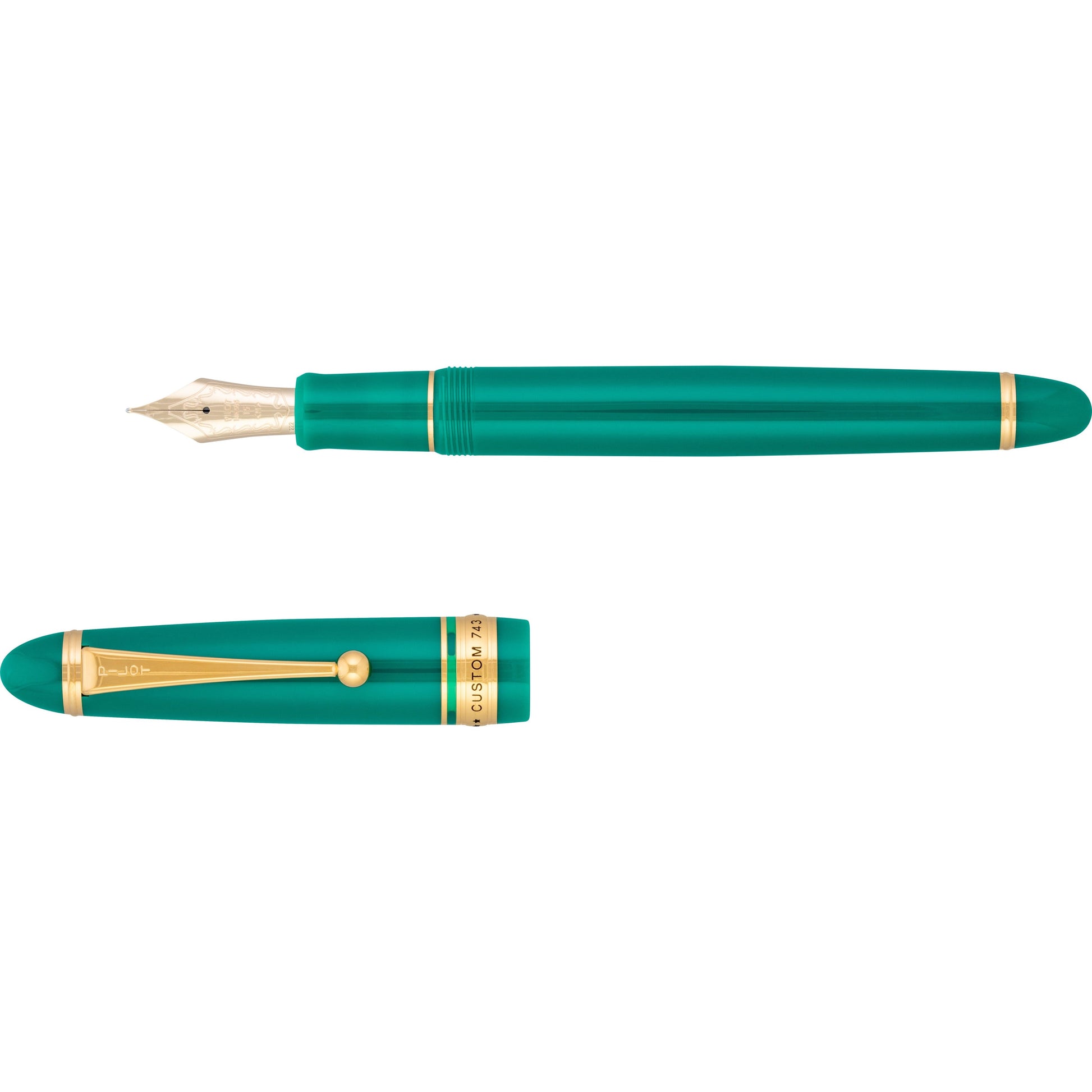 Pilot Custom 743 Verdigris Fountain Pen