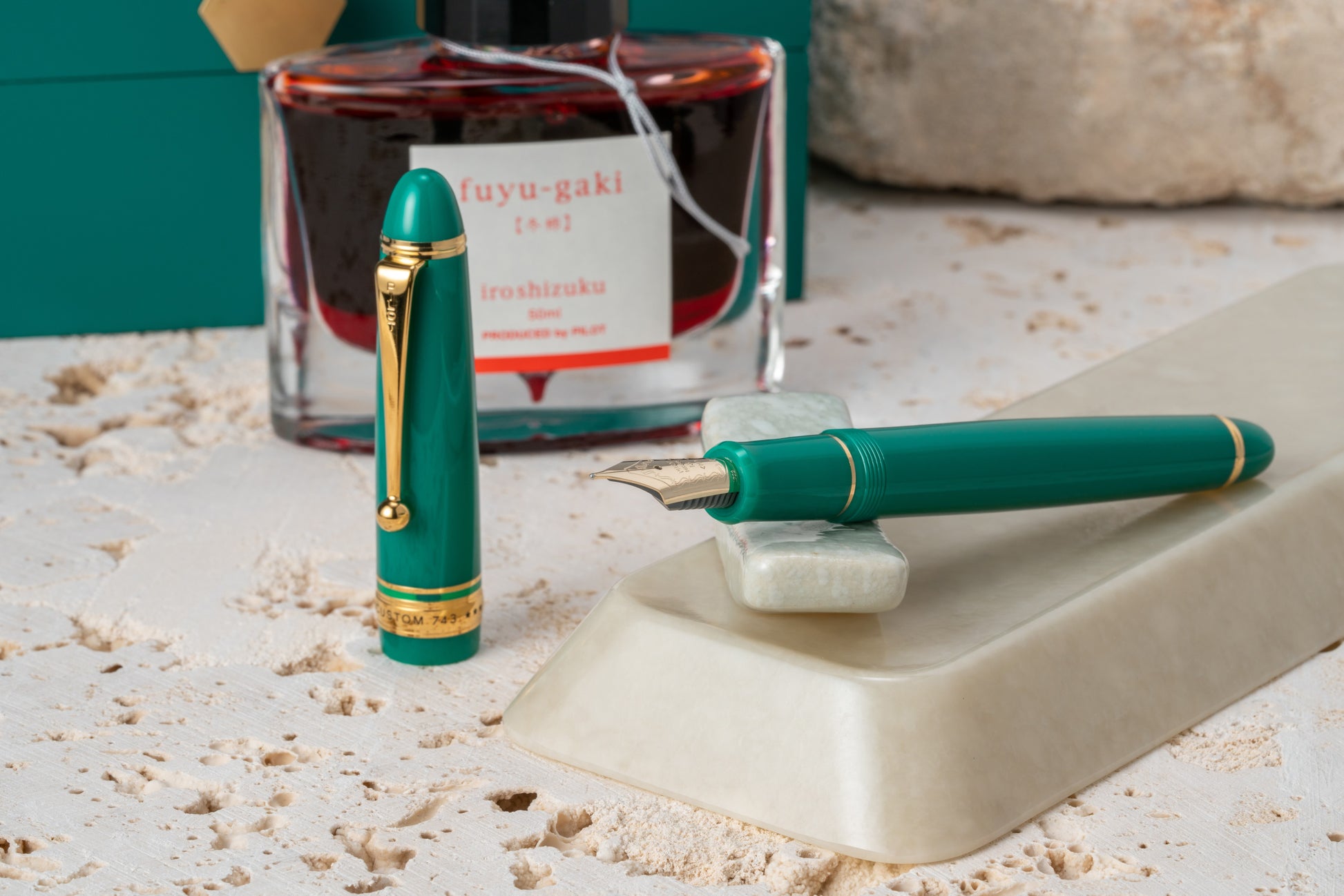 Pilot Custom 743 Verdigris Fountain Pen