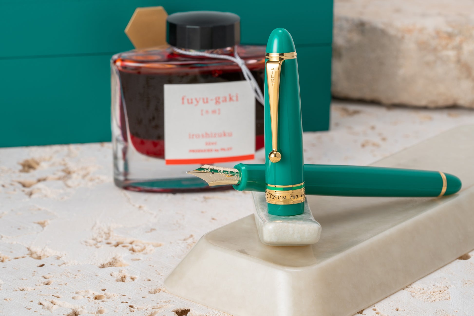 Pilot Custom 743 Verdigris Fountain Pen