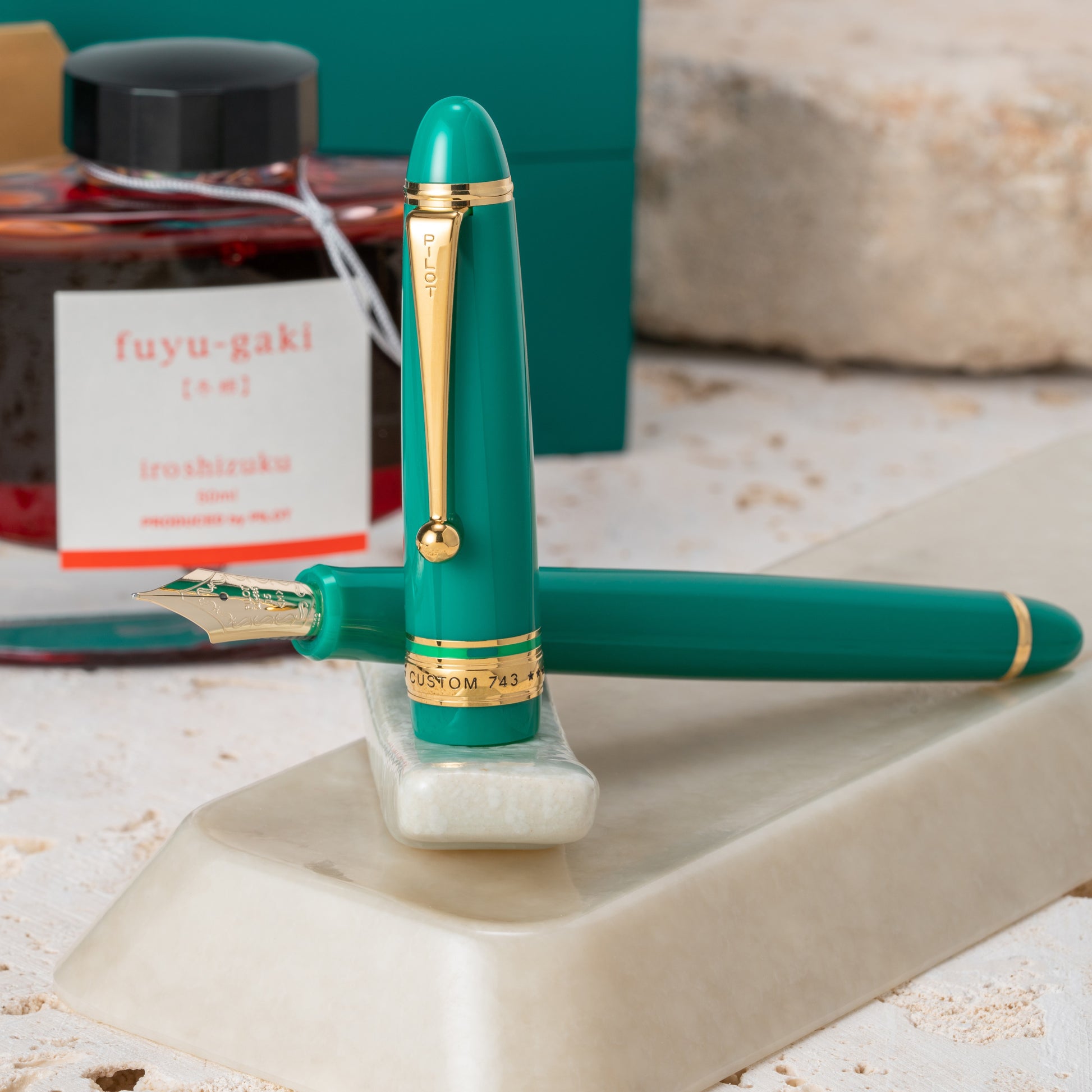 Pilot Custom 743 Verdigris Fountain Pen