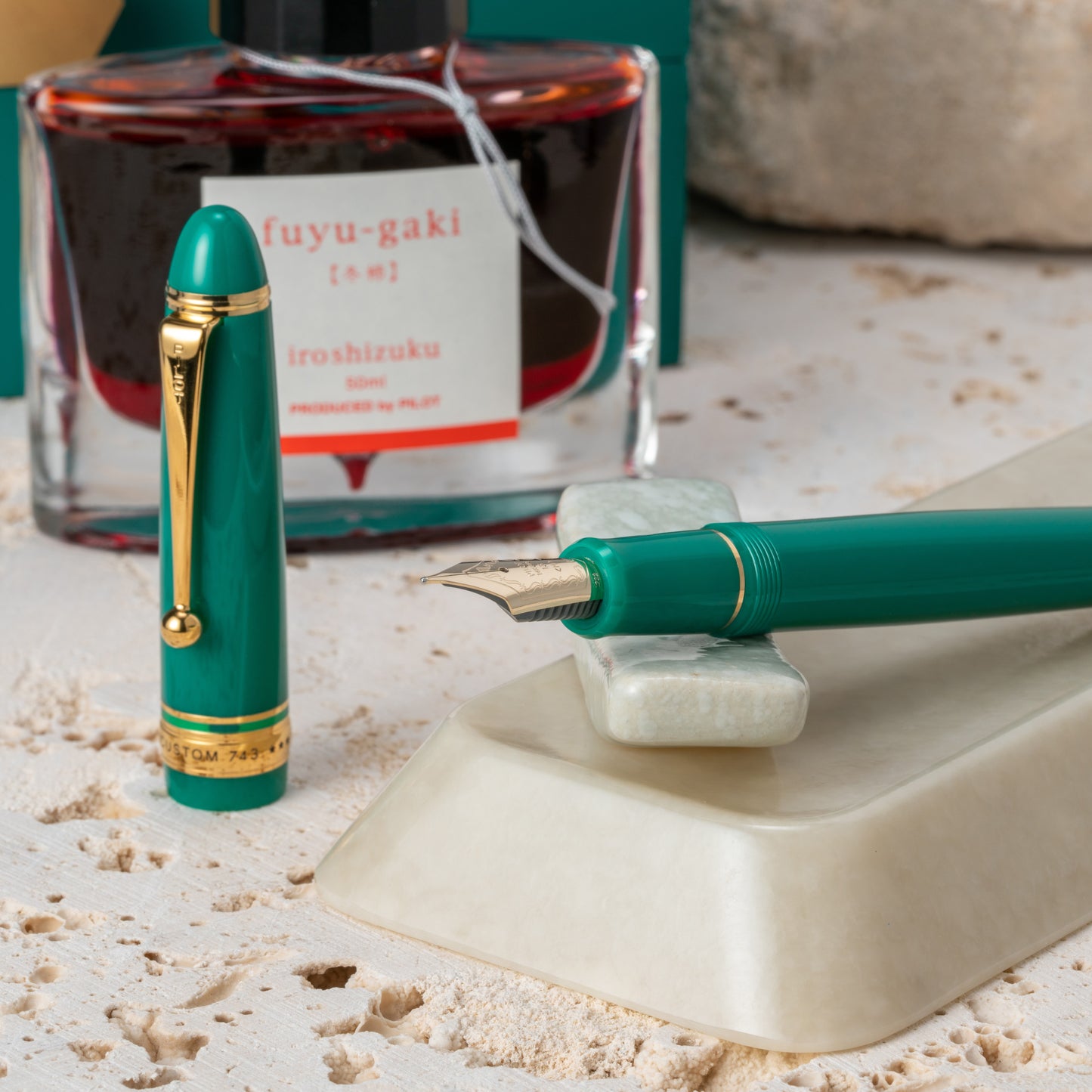 Pilot Custom 743 Verdigris Fountain Pen