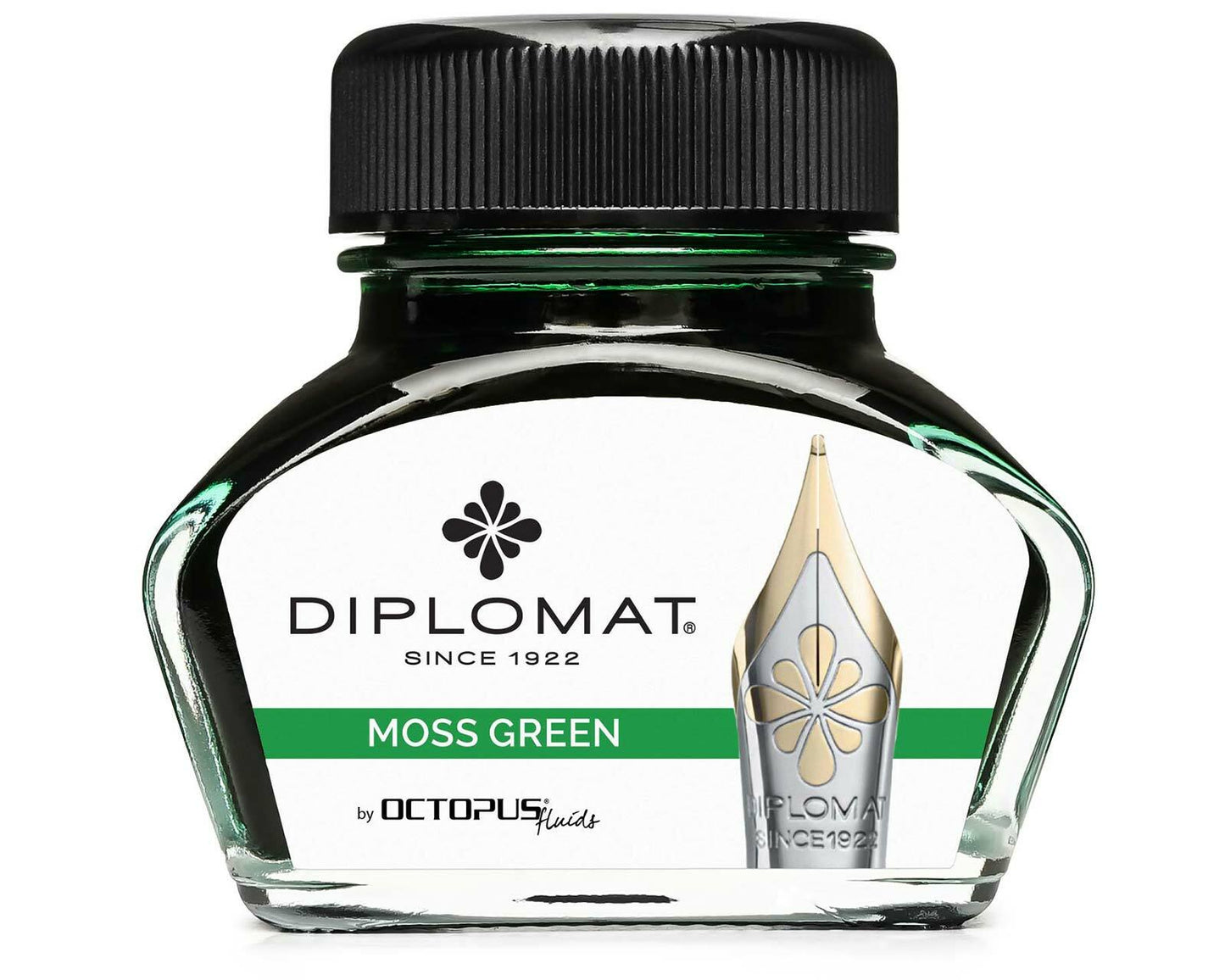 Diplomat Bottled Ink Moss Green 30mL