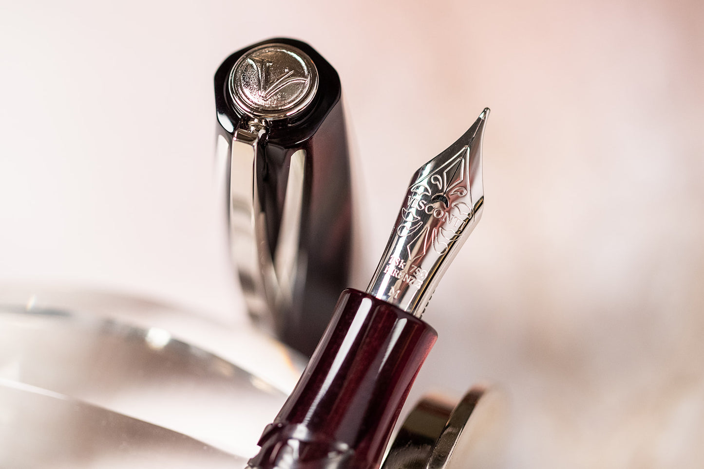 Visconti Divina Elegance Bordeaux Fountain Pen