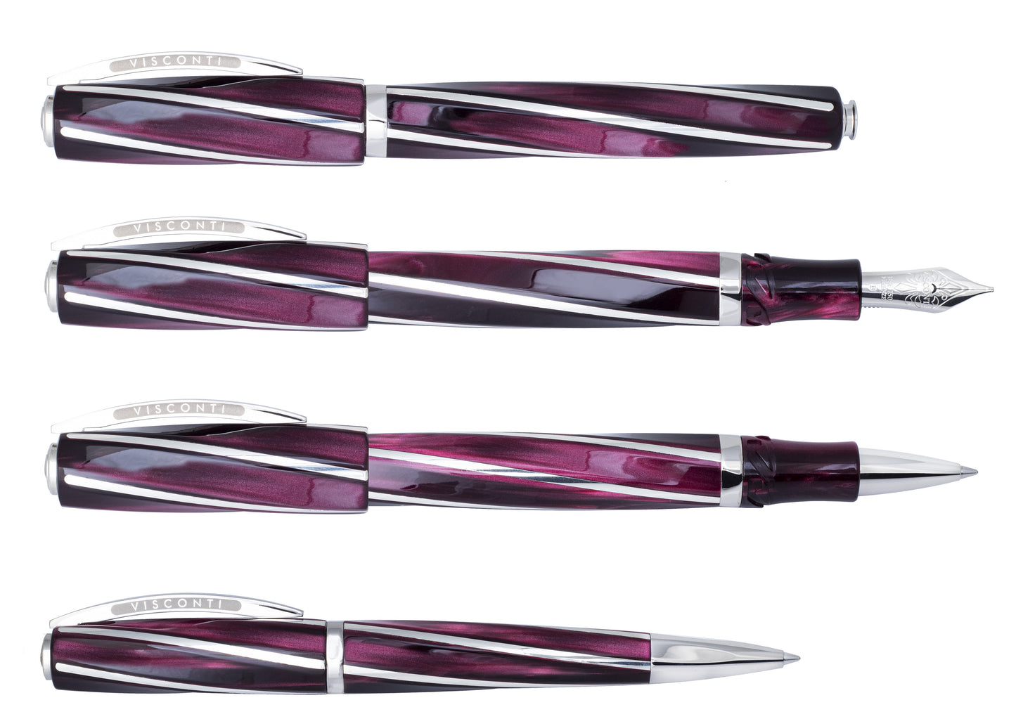 Visconti Divina Elegance Bordeaux Fountain Pen