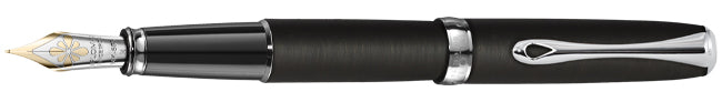 Diplomat Excellence A² Oxyd Iron Fountain Pen 14k Gold Nib