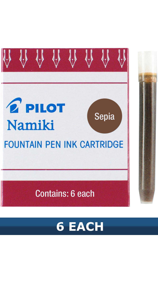 Pilot Namki Sepia Brown Ink Cartridges