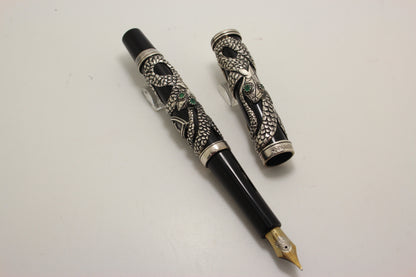 Parker Snake Sterling Silver Limited Edition Fountain Pen, 1997