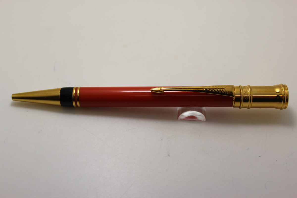 Parker Duofold Orange Ballpoint Pen